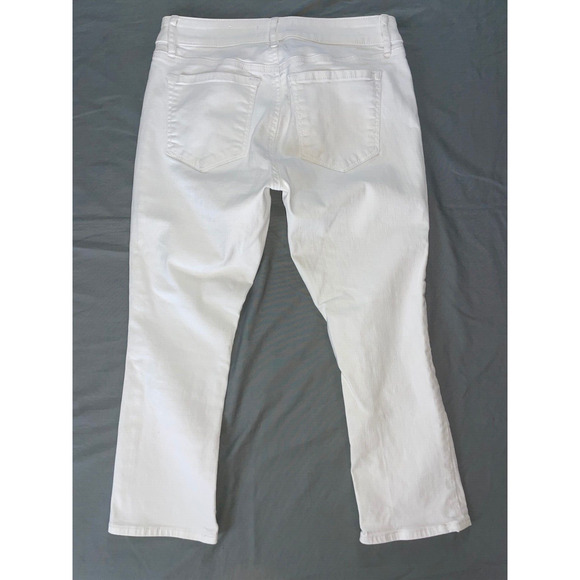 Ann Taylor Loft Curvy Kick Crop Stretch Denim Jeans. Women's Size 0, GUC!! - Picture 4 of 5